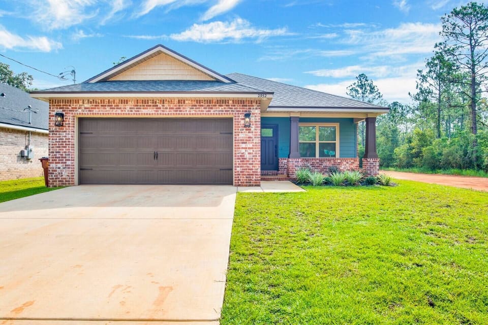 Cute cottage style home on a corner lot.