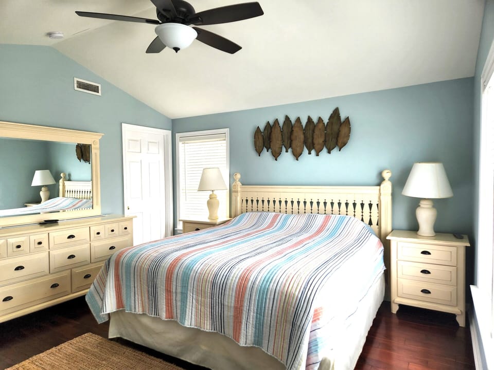 View from comfortable corner seating area