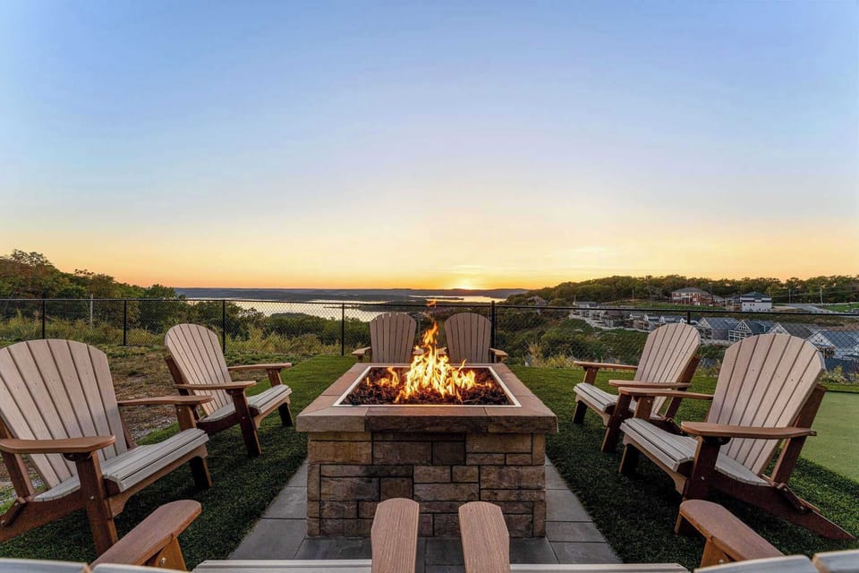 Amazing views from the fire pit!