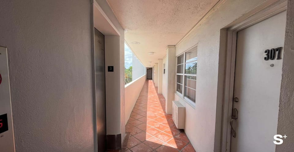 Hallway where the Elevator is located 