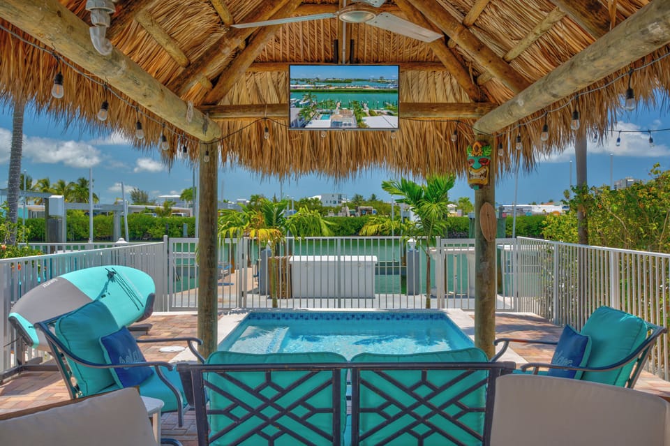 Catch all the games or your favorite shows on the outdoor TV