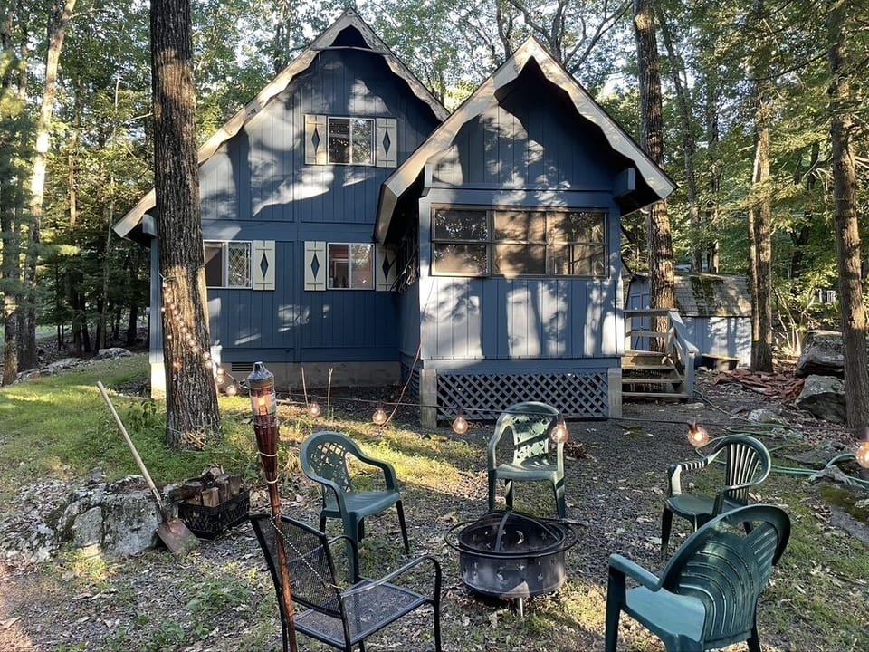 View from back fire pit
