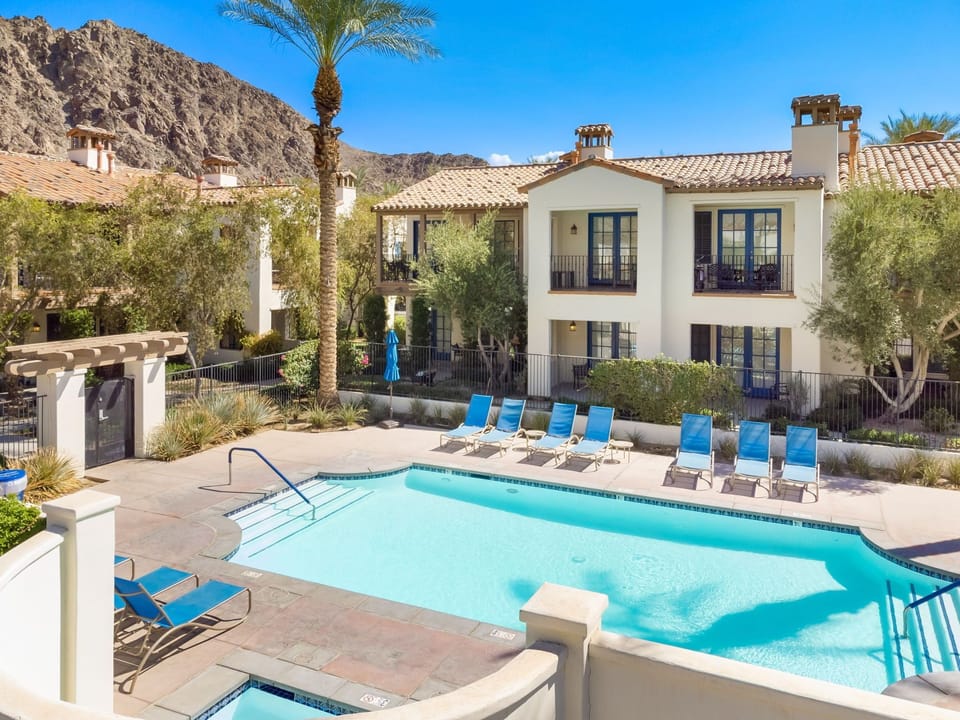 Pool next to our villa.