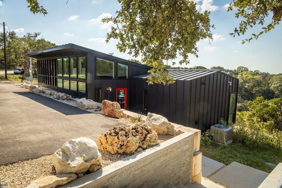 Built into the hillside