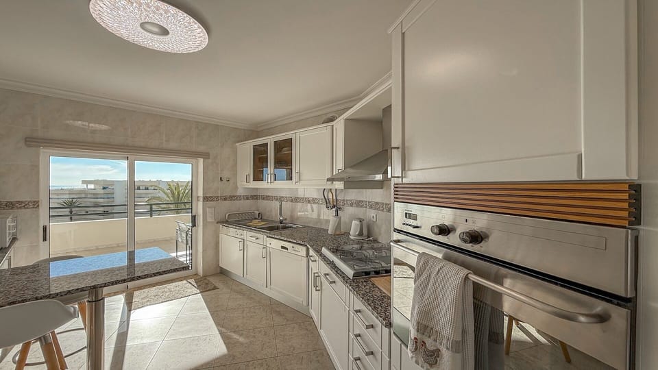 Kitchen with Stunning Sea Views