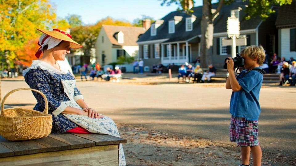 Williamsburg and surrounding areas provide a nostalgic look at US history