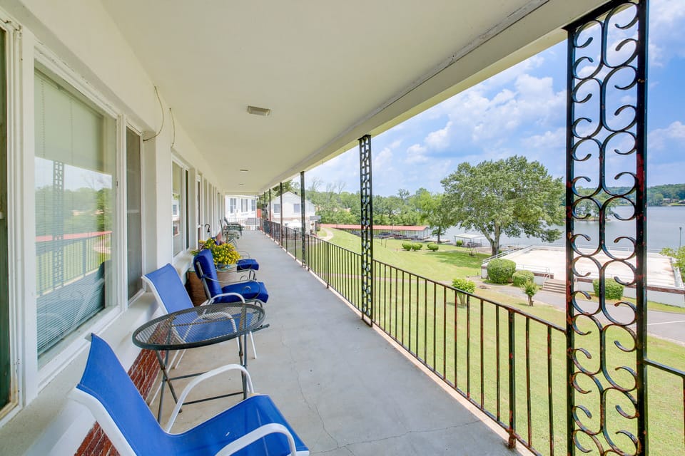 Shared Balcony | Lake View | Pet Friendly w/ Fee