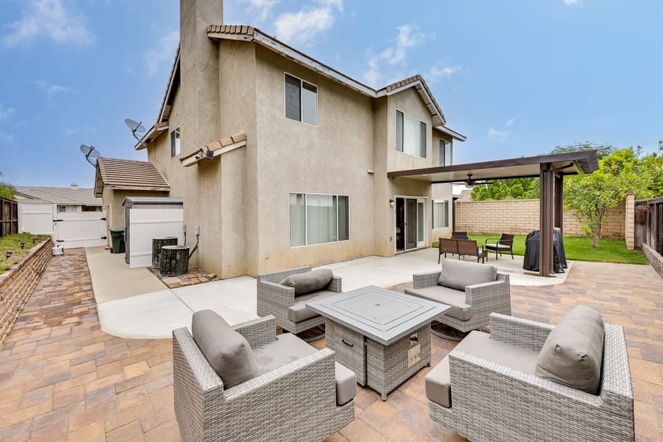 Patio | Community Playground | ~4 Mi to Main Street