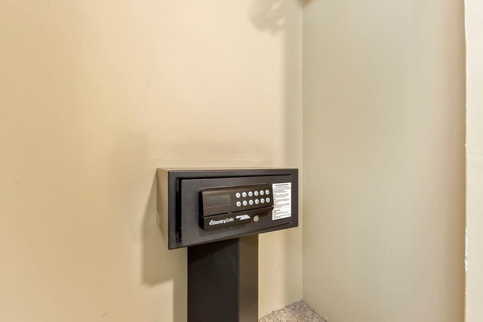 Safe in closet for your use