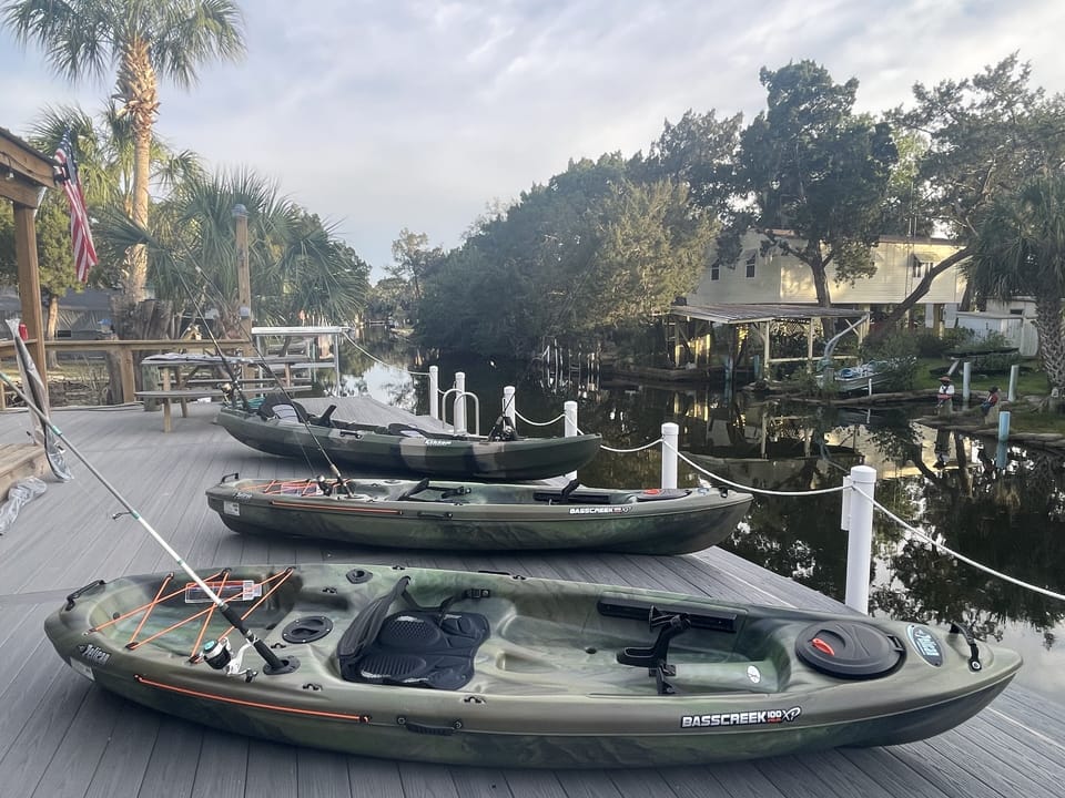  Kayaks for your enjoyment. 