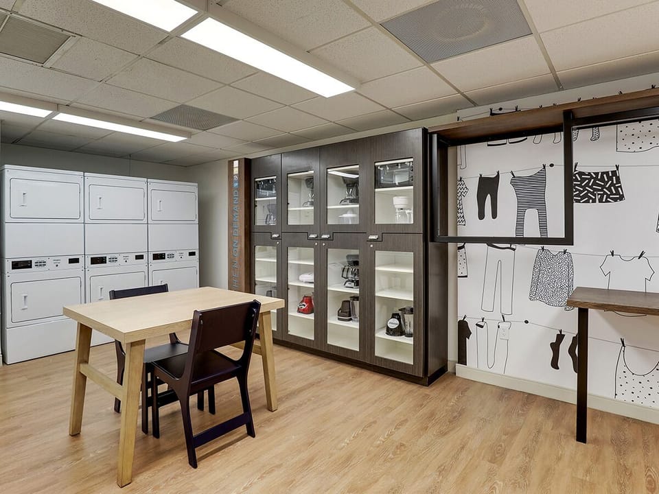 Refresh your wardrobe easily with convenient on-site laundry facilities.