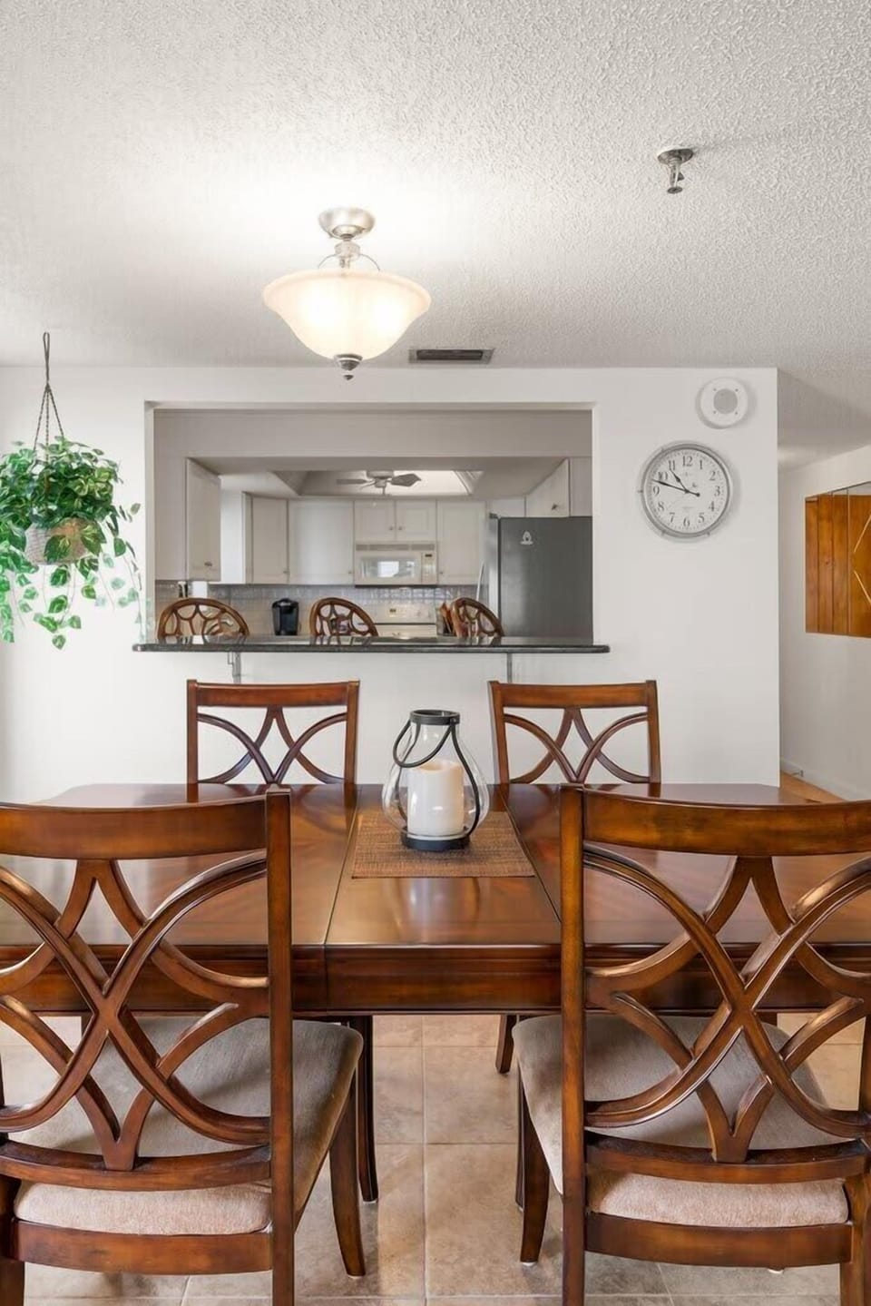 Dining Table with Kitchen View