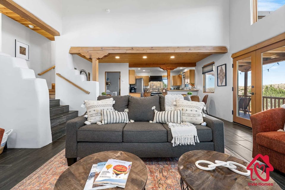 Open plan living area