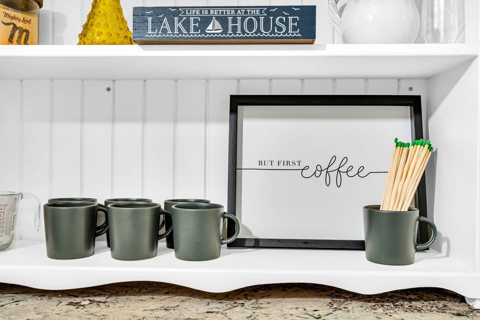 Complimentary coffee and tea