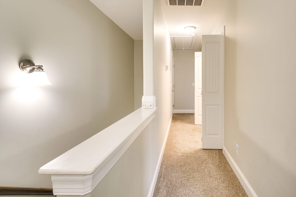 Upper Hallway | Stairs to Access All Bedrooms