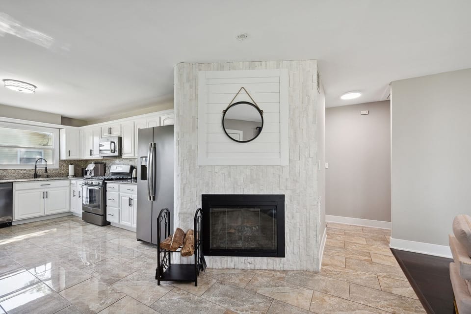 Indoors, Floor, Flooring, Fireplace, Furniture