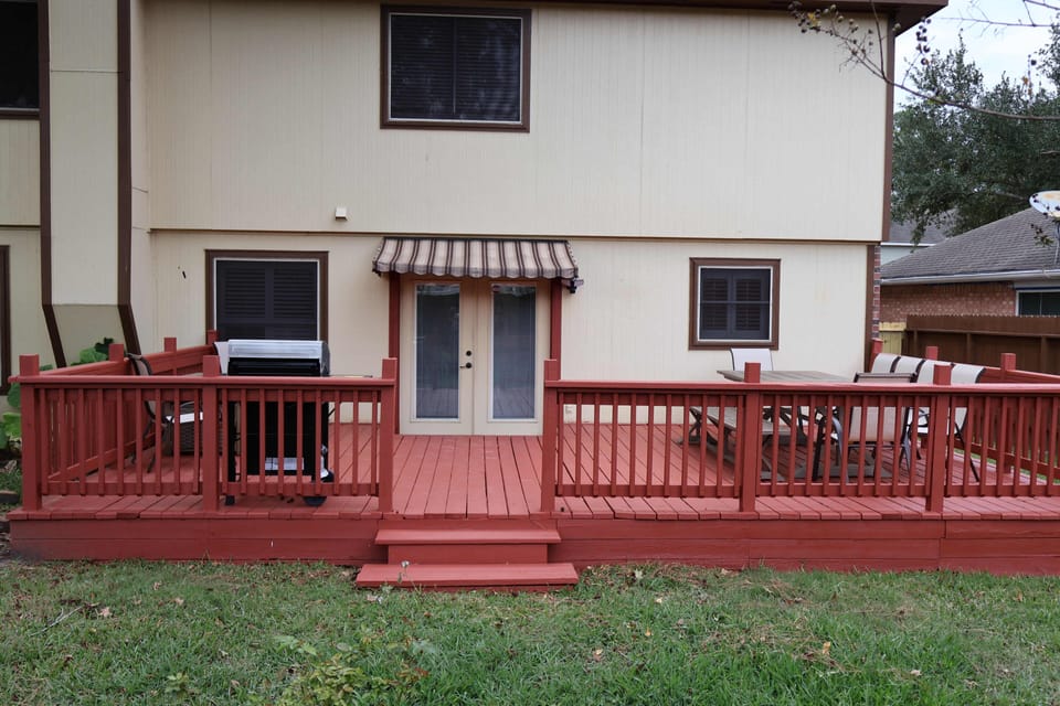 Back Porch for Fenced in Yard