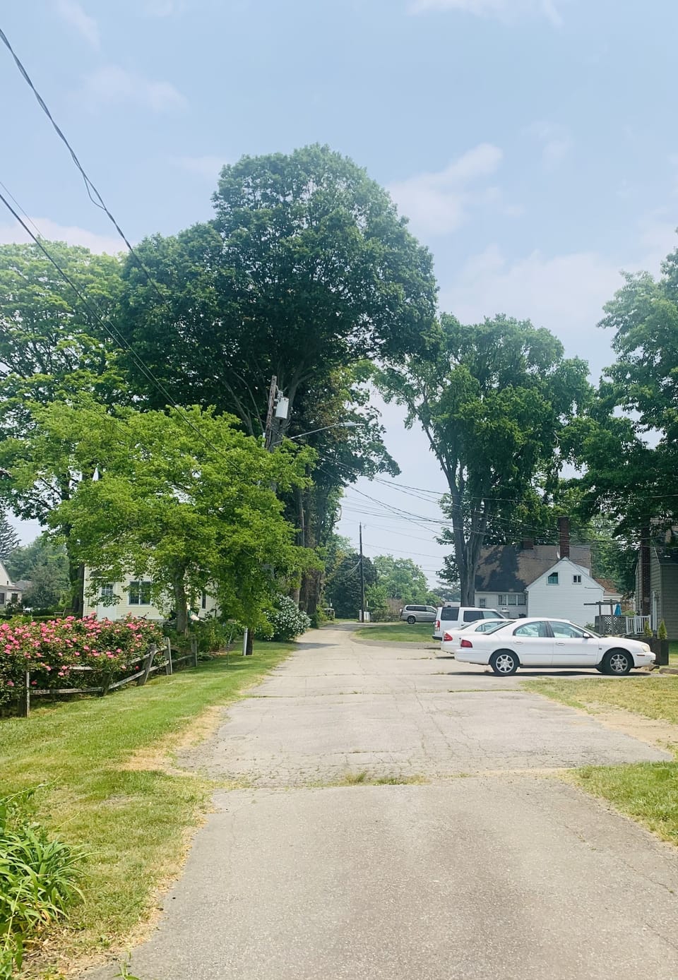 Off street parking area