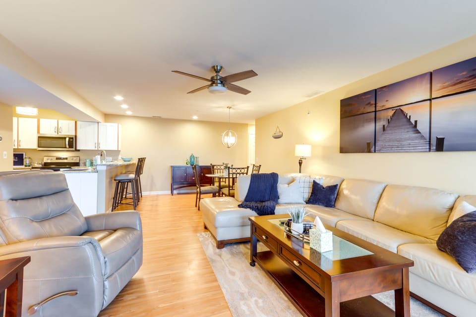 Living Room | Central Heating & A/C