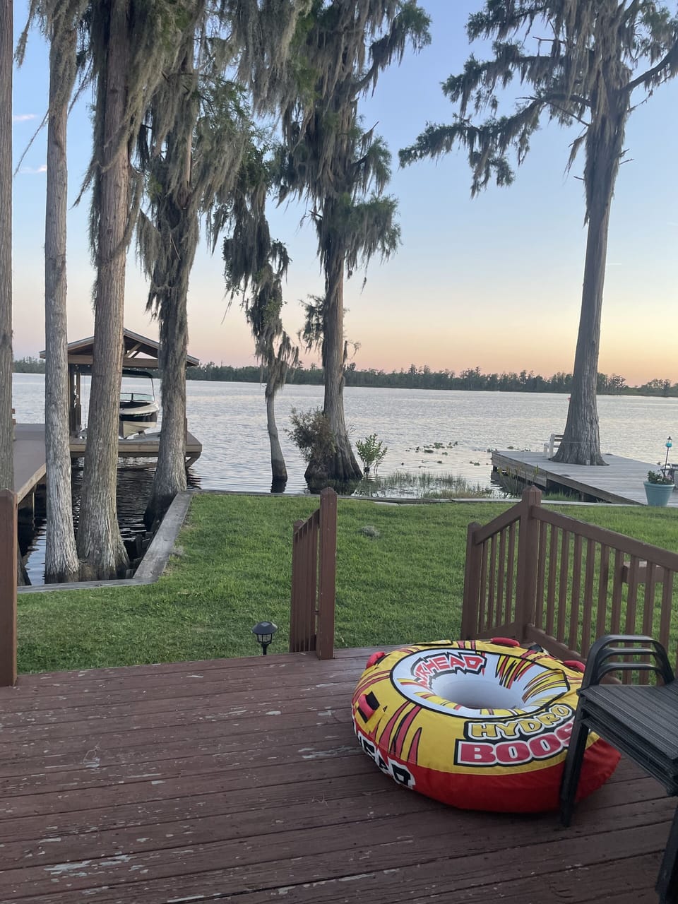 Lake in Back yard 