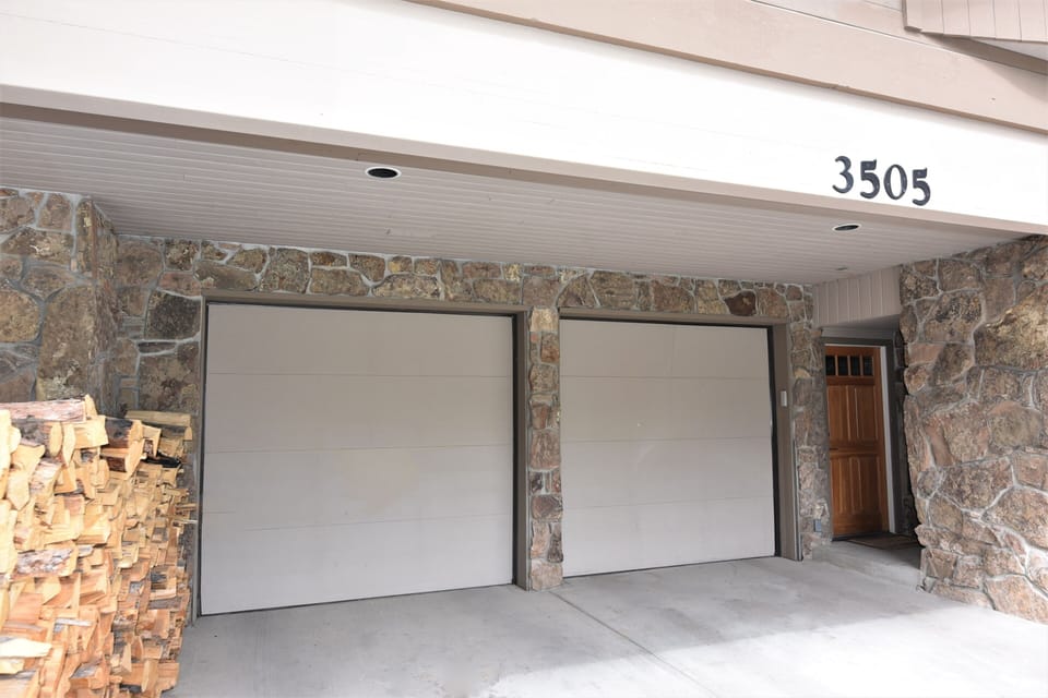 2-Car Garage Plus 2 Additional Parking Spots in Front of Stalls