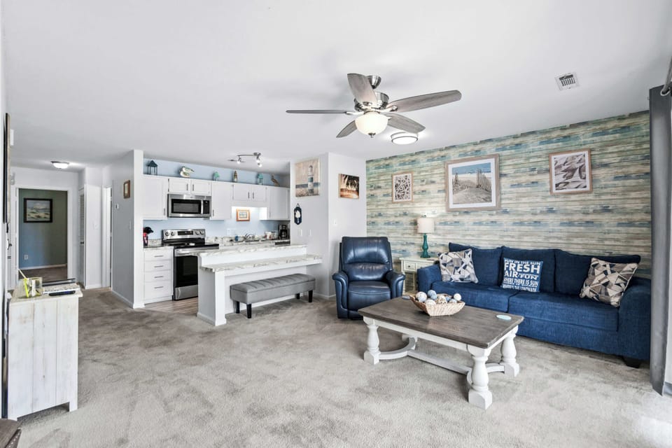 Living Room Open to Kitchen