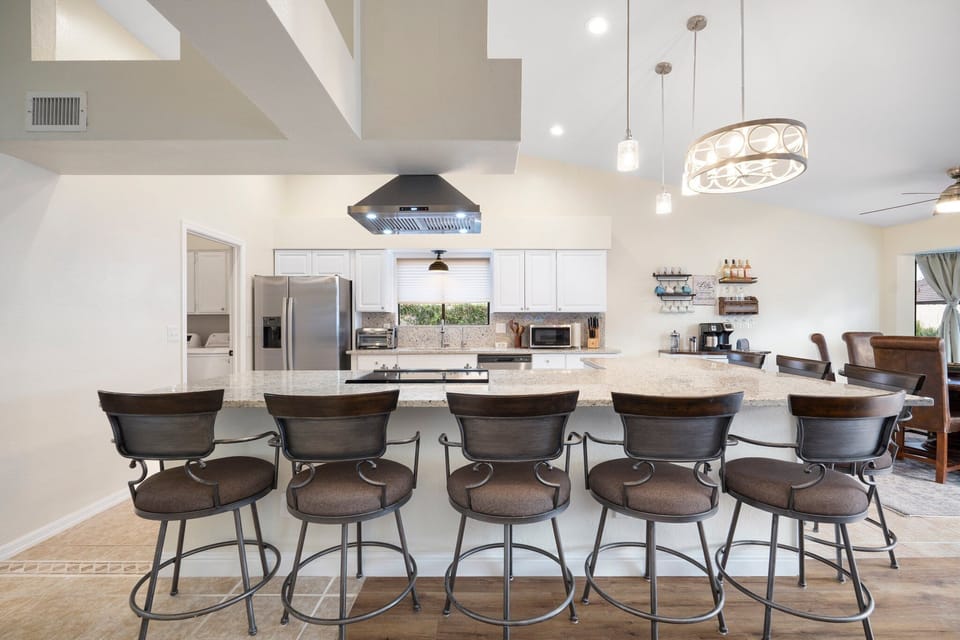 Large island to host your family and friends