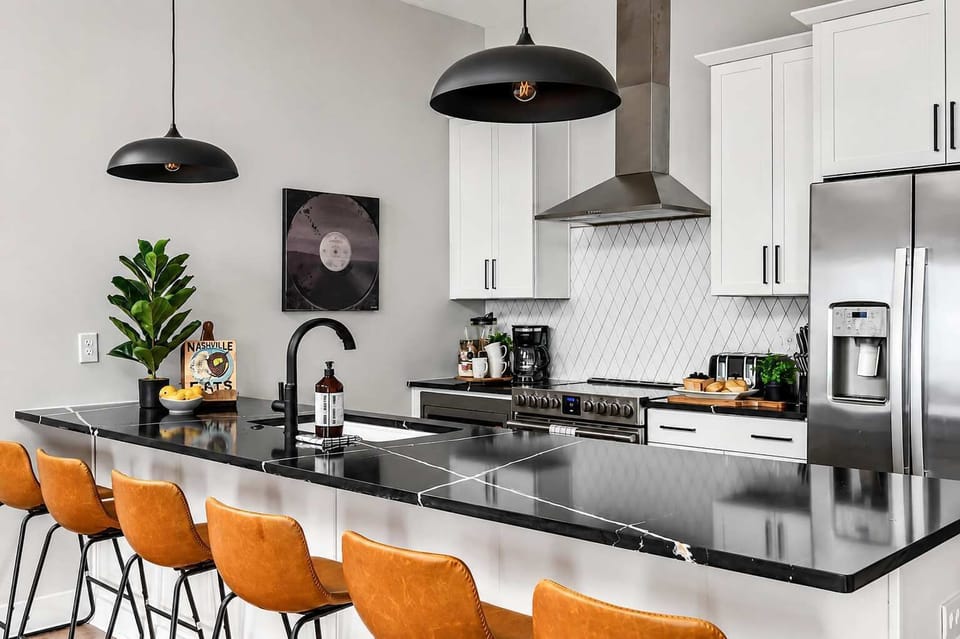 Prep your favorite meals and have plenty of space while cooking or hanging.