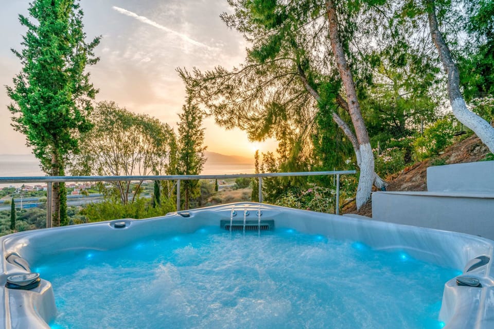 Relax in the outdoor jacuzzi – Shaded, soothing, and secluded

