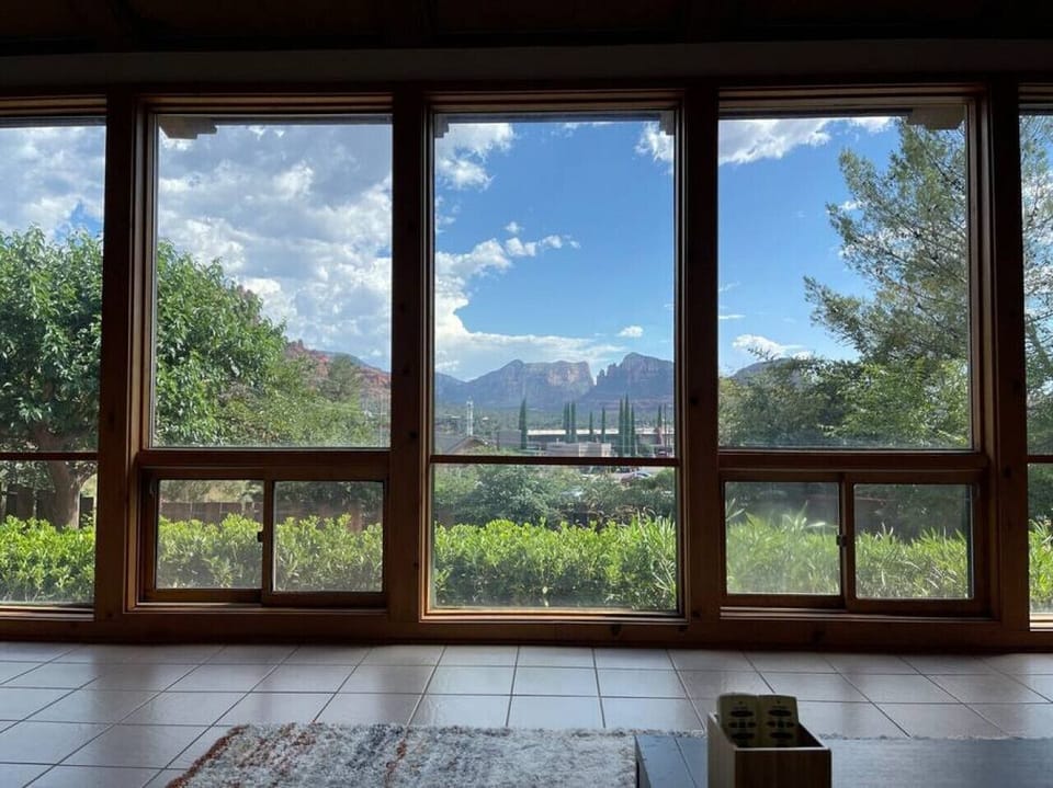 Enjoy time in a lounge chair while looking at the stunning nature