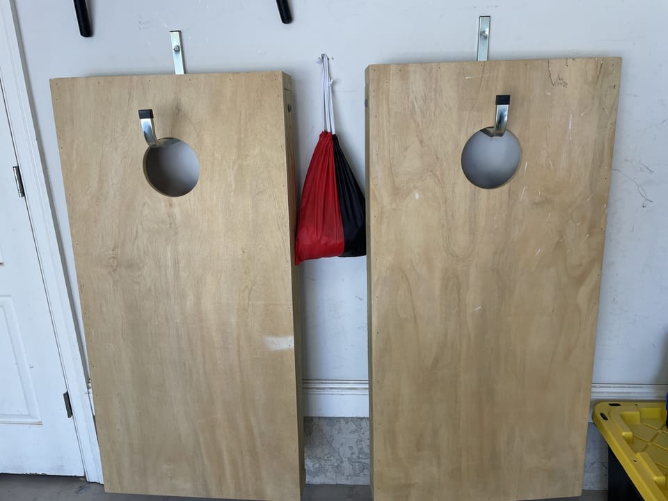 Cornhole / Beanbag boards included!