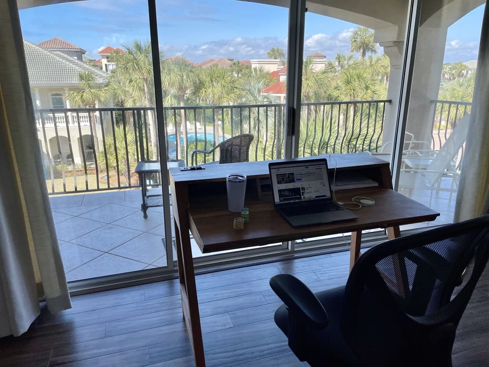 A couple different desks in the house in case you need to work while on vacation