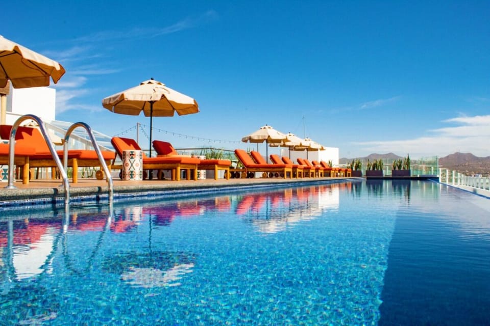 Dive into sparkling waters and lounge under blue skies.
