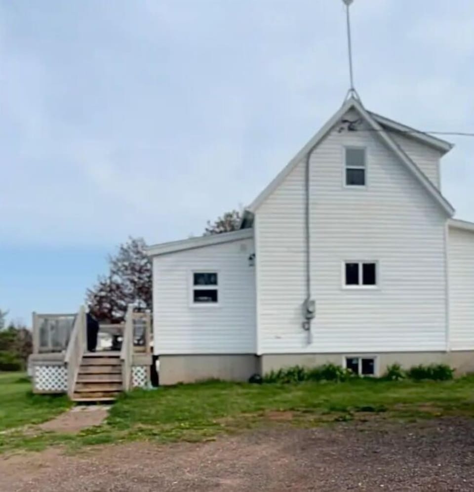Side view of the cottage