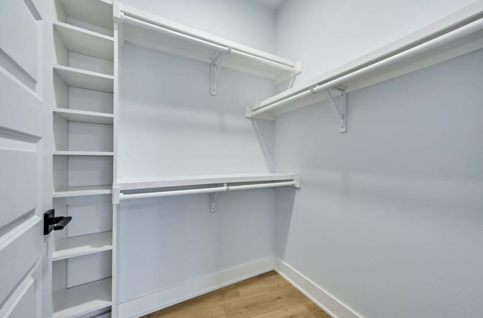 Masters walk-in closet