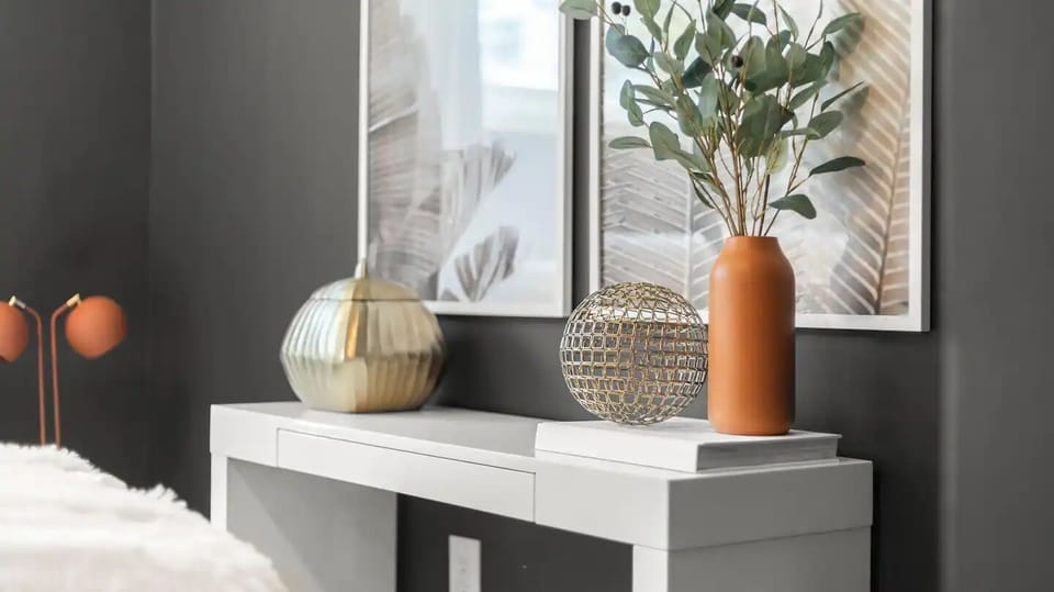 Elevate your stay with our chic decor items.