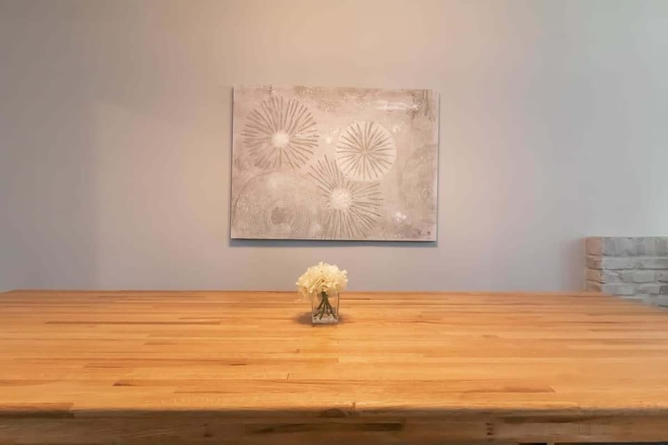 Beautiful wood dining table