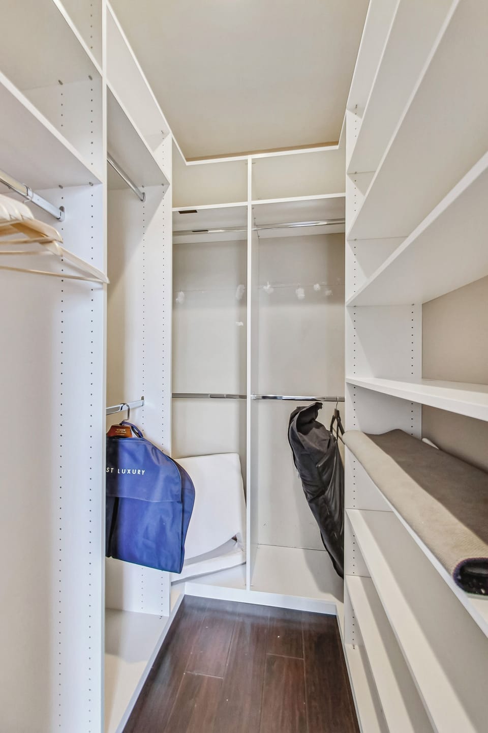 Master bedroom walk-in closet