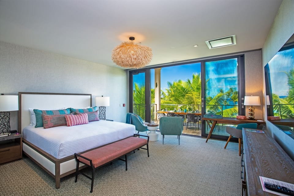 Ocean and Resort Views from the Master Suite King Bed