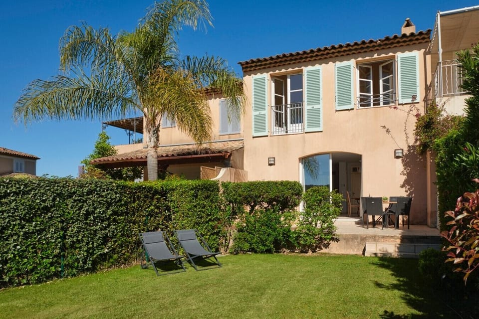 Garden pour familles à louer à Saint Tropez