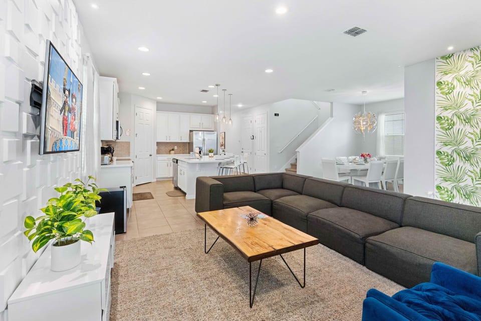 Living in Luxury: Immerse yourself in the comfort of our spacious living area, equipped with a cutting-edge smart TV for a premium entertainment experience.