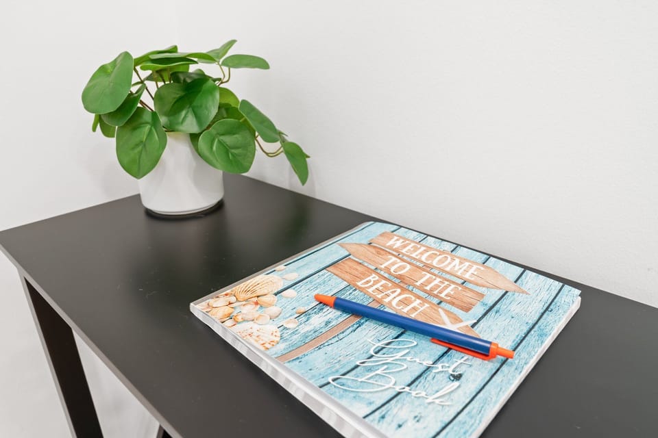 Don't forget to sign the guest book!