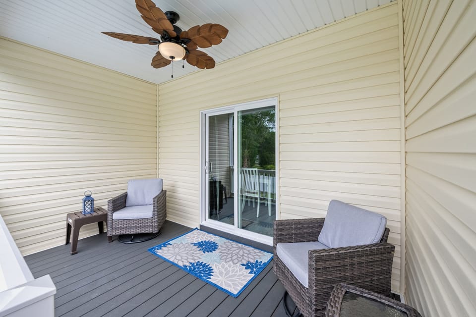 Grab a cup of coffee and enjoy the morning breeze.