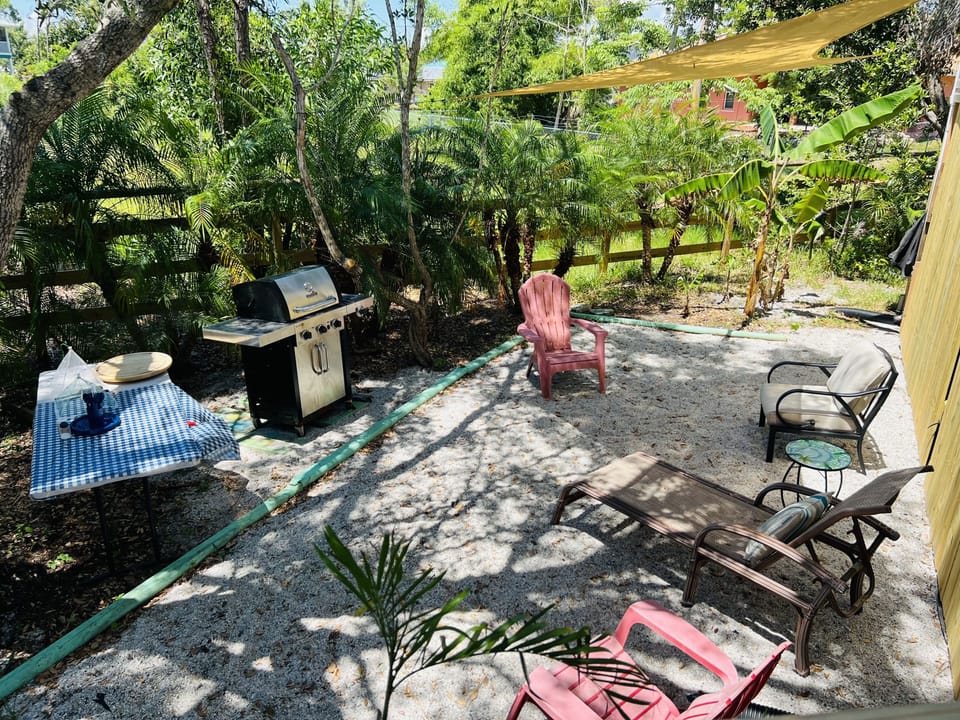 Outside BBQ area