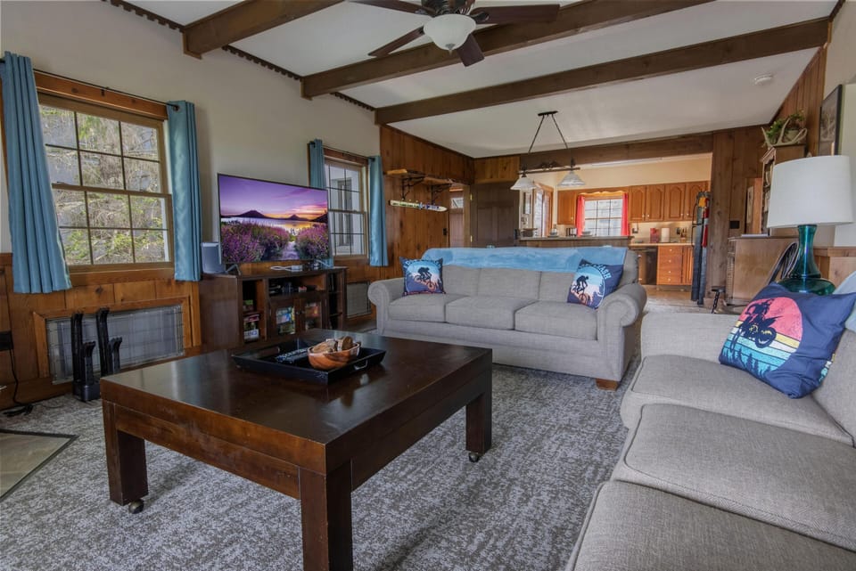 Welcome to Bigfoot Bungalow!  Follow Bigfoot to the ultimate ski-in/ski-out getaway—cozy, fun, and full of mountain magic!