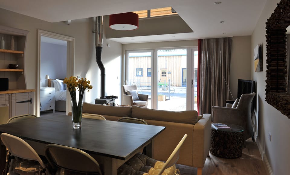 Open plan living area