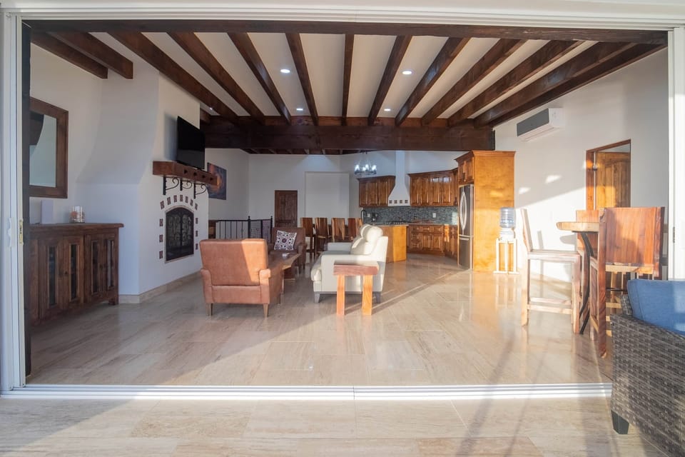 Al fresco sliding doors to let the outside in
