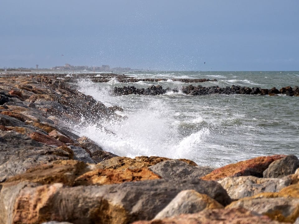 Sea front by the Port