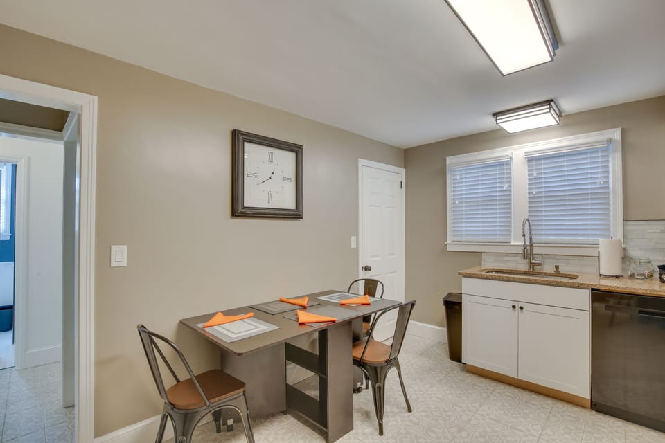 Dining Area | 1st Floor | Central A/C & Heating