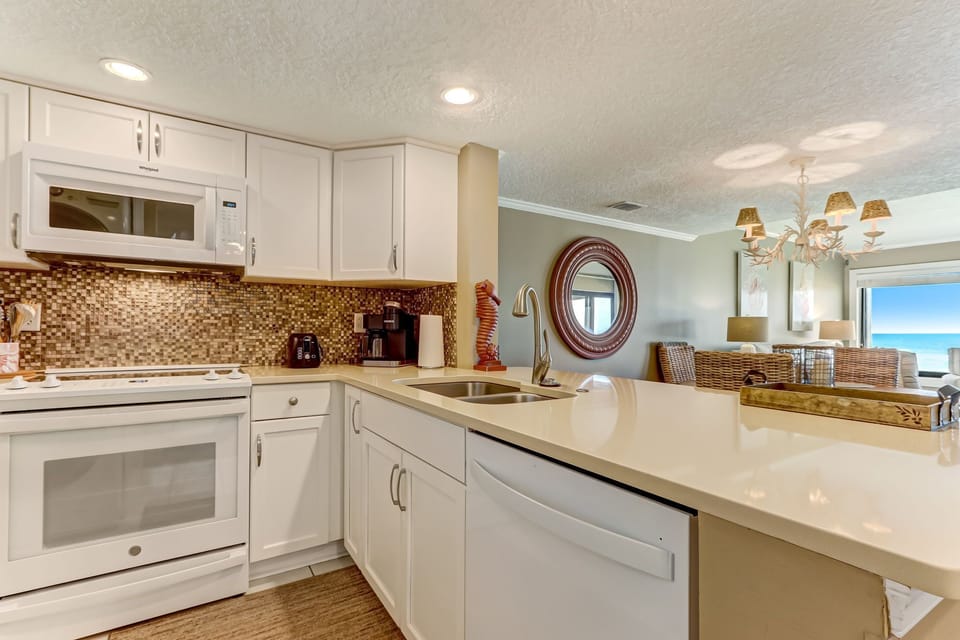 Updated Kitchen with Quartz Countertops
